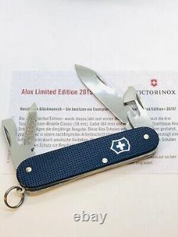 0.6221.15 Rare Victorinox Swiss Army Knife Cadet Blue Alox Limited Edition 2015