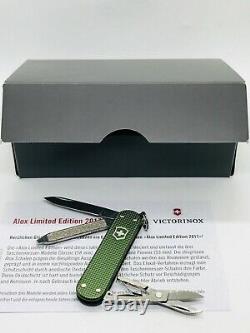0.6221. L17 Victorinox Classic Swiss Army Knife Alox Olive Limited Edition 2017