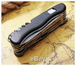 0.9064.3 Victorinox Swiss Army Pocket Knife Workchamp Work Champ Black 53761