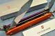 1/100 Very Rare Victorinox Farmer Bicolor Orange Purple Nib New Swiss Army Knife