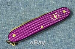 1/100 Very Rare Victorinox Farmer Bicolor Orange Purple Nib New Swiss Army Knife