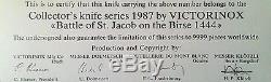 1.1987.1 VICTORINOX SWISS ARMY POCKET KNIFE YEAR 1987 Battle of St. Jakob
