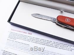 1.4721. J18 Victorinox Swiss Army Deluxe Tinker Damast Limited Edition 2018 Knife