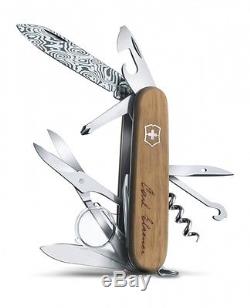 1.6701. J13 Victorinox Swiss Army Pocket Knife Exlorer Damast Le 2013 Damascus