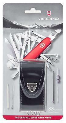 1.6795 Victorinox Swiss Army Pocket Knife Swiss Champ Swisschamp With Pouch