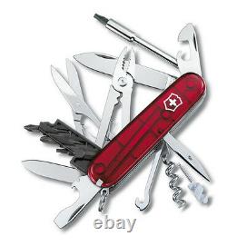 1.7725. T Victorinox Swiss Army Knife Cybertool 34 Ruby Red 53919 Cyber Tool