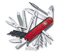 1.7775. T Victorinox Swiss Army Knife It Profession Cybertool 41 Red New