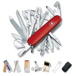 1.8810 Victorinox Swiss Army Pocket Knife Red Swisschamp Sos Kit Set 53511