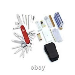 1.8810 Victorinox Swiss Army Pocket Knife Red Swisschamp Sos Kit Set 53511