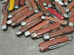 103 PCS Big Collection of Military Swiss Army Knives Victorinox Wenger etc