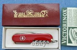 1884-1984 84mm NIB NOS 100th Anniversary Victorinox Spartan Swiss Army Knife