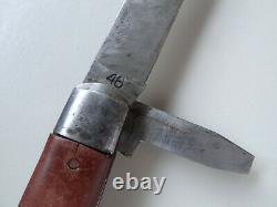 1946 46 Ty 1908 Swiss Army Soldier knife military Sackmesser Wenger Delemont