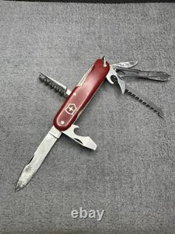 1946 RARE VICTORINOX HUNTSMAN Swiss Army Knive (Cat 236a) ARMEE SUISSE & INOXYD