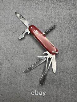 1946 RARE VICTORINOX HUNTSMAN Swiss Army Knive (Cat 236a) ARMEE SUISSE & INOXYD