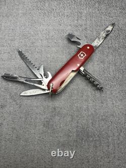 1946 RARE VICTORINOX HUNTSMAN Swiss Army Knive (Cat 236a) ARMEE SUISSE & INOXYD