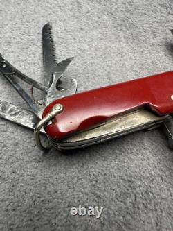 1946 RARE VICTORINOX HUNTSMAN Swiss Army Knive (Cat 236a) ARMEE SUISSE & INOXYD