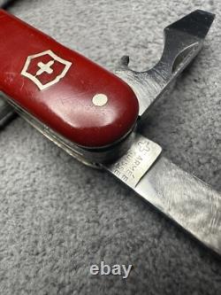 1946 RARE VICTORINOX HUNTSMAN Swiss Army Knive (Cat 236a) ARMEE SUISSE & INOXYD