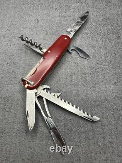 1946 RARE VICTORINOX HUNTSMAN Swiss Army Knive (Cat 236a) ARMEE SUISSE & INOXYD