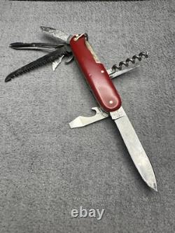 1946 RARE VICTORINOX HUNTSMAN Swiss Army Knive (Cat 236a) ARMEE SUISSE & INOXYD
