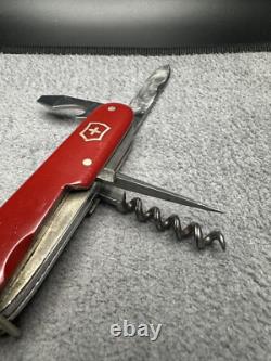 1946 RARE VICTORINOX HUNTSMAN Swiss Army Knive (Cat 236a) ARMEE SUISSE & INOXYD