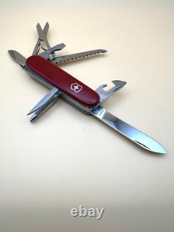 1957-1960 RARE! VICTORINOX CRAFTSMAN 91mm VICTORIA STAINLESS & HOFFRITZ RED