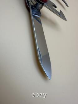 1957-1960 RARE! VICTORINOX CRAFTSMAN 91mm VICTORIA STAINLESS & HOFFRITZ RED