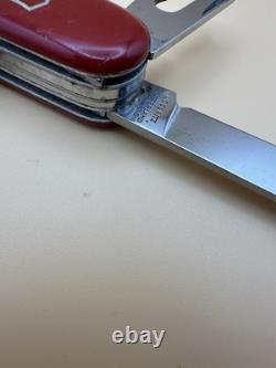 1957-1960 RARE! VICTORINOX CRAFTSMAN 91mm VICTORIA STAINLESS & HOFFRITZ RED