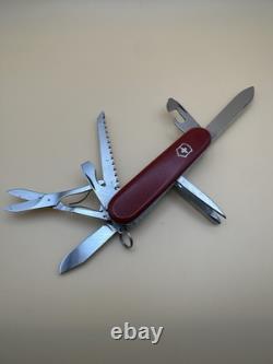 1957-1960 RARE! VICTORINOX CRAFTSMAN 91mm VICTORIA STAINLESS & HOFFRITZ RED