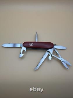 1957-1960 RARE! VICTORINOX CRAFTSMAN 91mm VICTORIA STAINLESS & HOFFRITZ RED