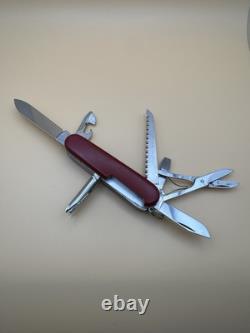1957-1960 RARE! VICTORINOX CRAFTSMAN 91mm VICTORIA STAINLESS & HOFFRITZ RED