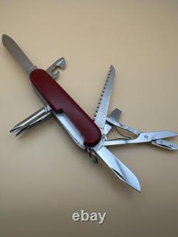1957-1960 RARE! VICTORINOX CRAFTSMAN 91mm VICTORIA STAINLESS & HOFFRITZ RED