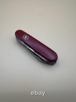 1957-1960 RARE! VICTORINOX CRAFTSMAN 91mm VICTORIA STAINLESS & HOFFRITZ RED
