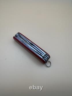 1957-1960 RARE! VICTORINOX CRAFTSMAN 91mm VICTORIA STAINLESS & HOFFRITZ RED