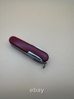 1957-1960 RARE! VICTORINOX CRAFTSMAN 91mm VICTORIA STAINLESS & HOFFRITZ RED