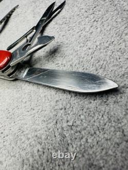 1957-1962 Rare Victorinox Huntsman Victoria Officier Suisse Rostfrei Pat