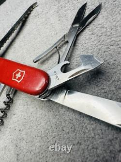 1957-1962 Rare Victorinox Huntsman Victoria Officier Suisse Rostfrei Pat