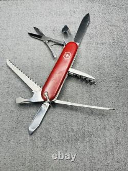 1957-1962 Rare Victorinox Huntsman Victoria Officier Suisse Rostfrei Pat