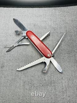 1957-1962 Rare Victorinox Huntsman Victoria Officier Suisse Rostfrei Pat