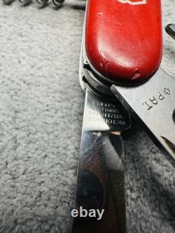 1957-1962 Rare Victorinox Huntsman Victoria Officier Suisse Rostfrei Pat