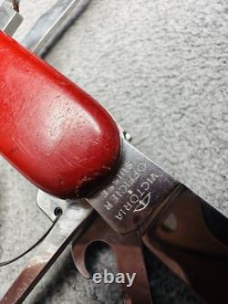 1957-1962 Rare Victorinox Huntsman Victoria Officier Suisse Rostfrei Pat