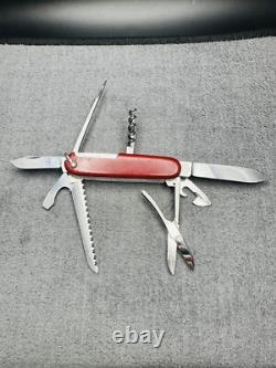 1957-1962 Rare Victorinox Huntsman Victoria Officier Suisse Rostfrei Pat