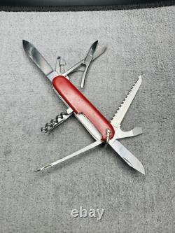 1957-1962 Rare Victorinox Huntsman Victoria Officier Suisse Rostfrei Pat
