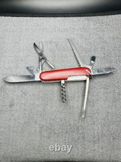 1957-1962 Rare Victorinox Huntsman Victoria Officier Suisse Rostfrei Pat