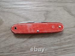 1965 Elsener Schwyz 93mm model 1961 Red Alox Soldier Swiss Army Knife Military