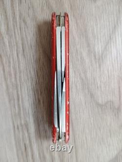 1965 Elsener Schwyz 93mm model 1961 Red Alox Soldier Swiss Army Knife Military