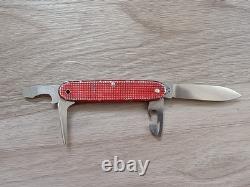 1965 Elsener Schwyz 93mm model 1961 Red Alox Soldier Swiss Army Knife Military