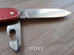 1965 Elsener Schwyz 93mm model 1961 Red Alox Soldier Swiss Army Knife Military