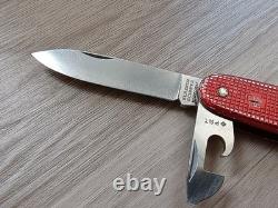 1965 Elsener Schwyz 93mm model 1961 Red Alox Soldier Swiss Army Knife Military