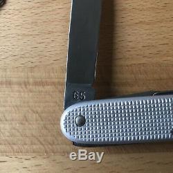 1965 Victorinox / Elsener Soldier 1961 Model Swiss Army Knife Alox With Case