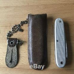 1965 Victorinox / Elsener Soldier 1961 Model Swiss Army Knife Alox With Case